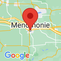 Map of Menomonie, WI US